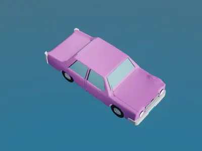The Simpsons Family Car 3D model