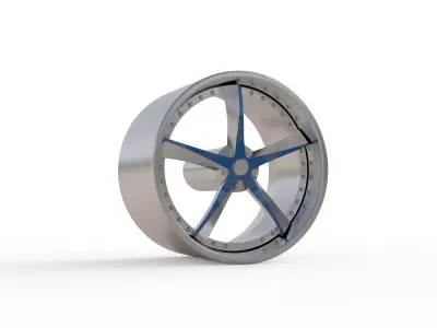RUCCI FORGED Swoops WHEEL 3D PRINT MODEL  3D print model