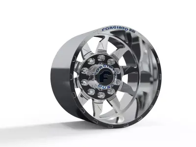 REAR forgiato Montagna DURO DUALLY WHEEL 3D print model