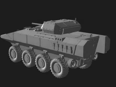 SuperAV 8X8 MCT30 TURRET 3D print model