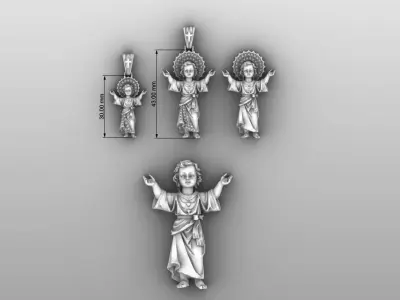 divino nino jesus  3D print model