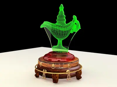 Chinese illusion lamp 3D model