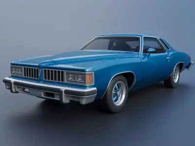 Pontiac LeMans 1977 3D print model