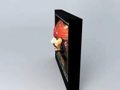 JACK SPARROW   3D Mask Free 3D model