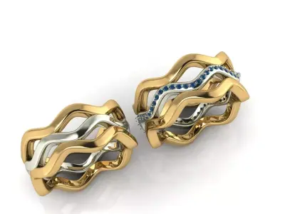 3Ring in 1 3D print model