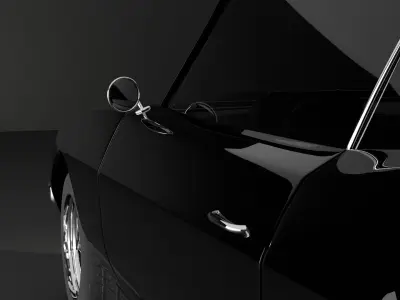 Chevrolet Camaro 1969 Model Rigged Low-poly 3D model