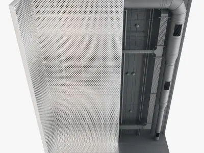 Decorative Ceiling Set 04 3D model