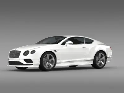 Bentley Continental GT Speed 2015 3D model