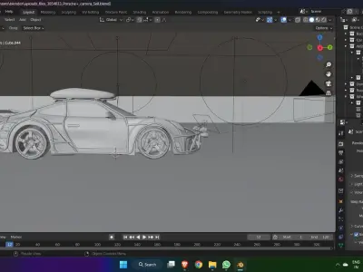 Offroad Porche Carrera 3D model
