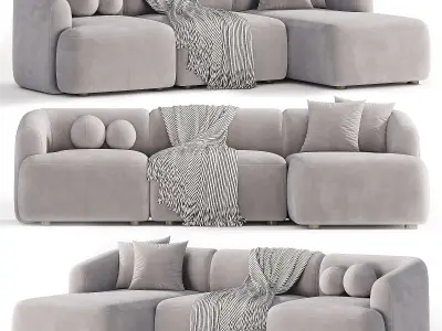 Sofa Rinconera modular Sofia 3D model