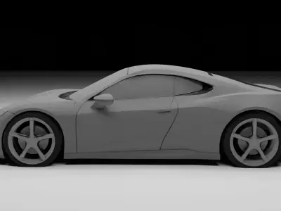 Ferrari 488 Fictional 3D model