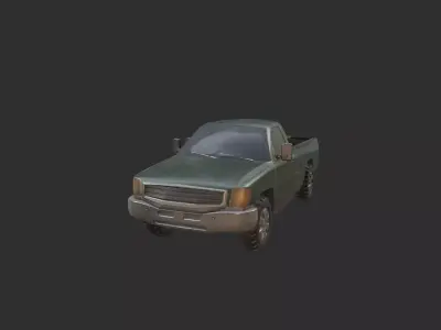 Pickup Low-poly 3D model