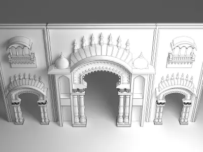 Indian Entry Gate 3D model