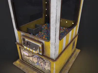 Pack Claw Mashines Game Ready  Low-poly 3D model