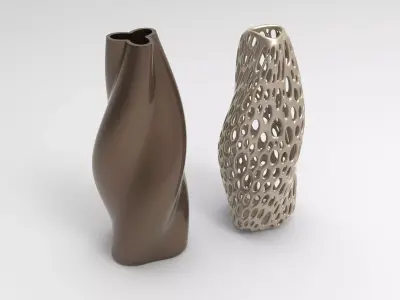 Vase Voronoi 63 3D print model