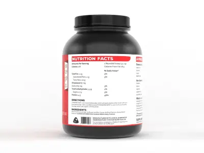 Protein Powder 3D model