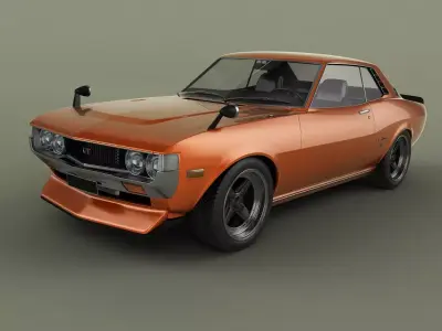 Toyota Celica RA23 Coupe 3D model