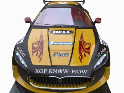 Racing Maserati GranTurismo 3D model