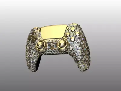 PS5 controller Model 3D 3D print model