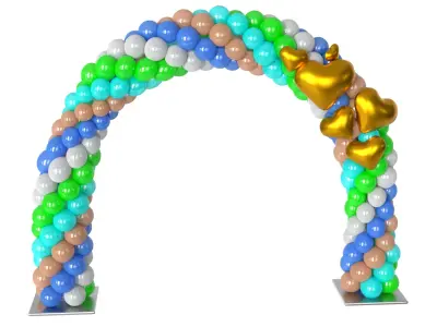 Balloon Arch 02 3D model