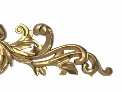 decorative pattern ready for 3D printing 3D model