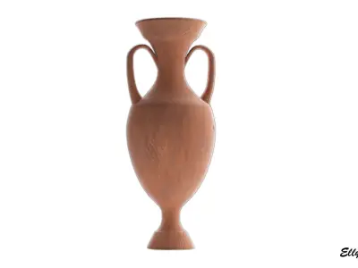 Anfora greek vase Low-poly 3D model