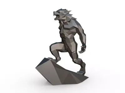 Werewolf 3D print model