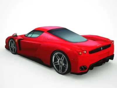 Ferrari Enzo 2004 Low-poly 3D model
