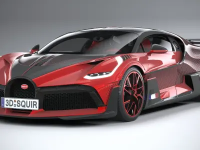 Bugatti Divo Lady Bug 2020 3D model