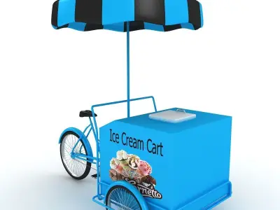 Ice Cream Cart  3D model