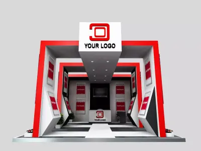 Booth Exhibition Stand a506  3D model