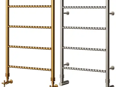 Boheme towel warmers in classic style 3D model