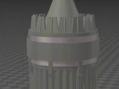 Aerospike thruster 3D model