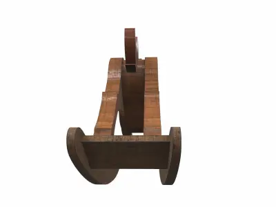 Rocking horse 4 3D model