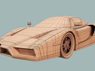 Sport Car 3D model from CGTrader - Textured