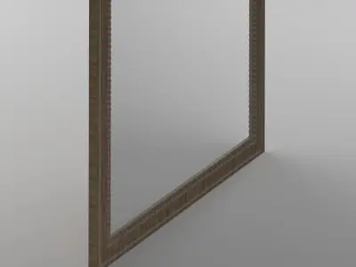 Decorated Mirror Vical Zermat 90x166cm  3D model