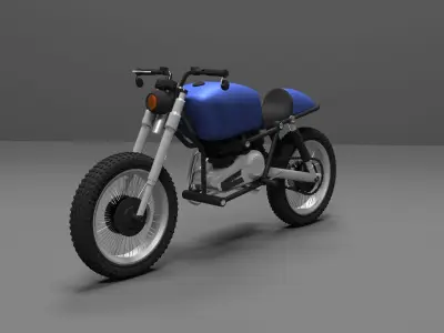 Caferacer bike 3D model