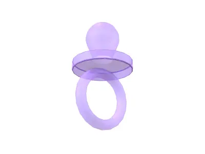 Pacifiers Decoration v1 006 Low-poly 3D model