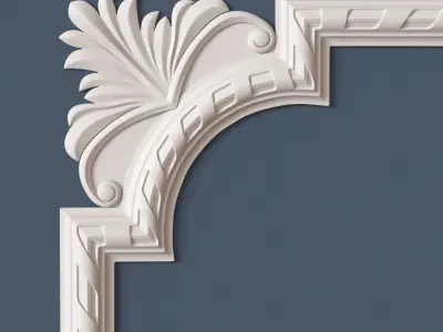 Molding Corner 3D model 4
