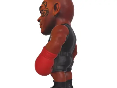 Mike Tyson 3D printable model 3D print model