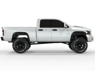 Dodge Ram 2500 2008 4x4 3D model