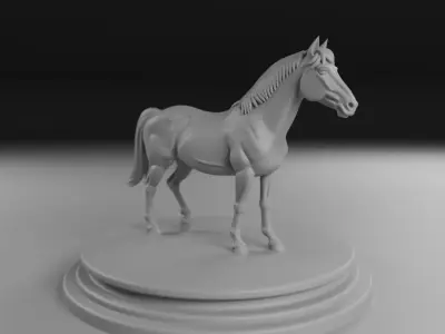 horse 3D print model