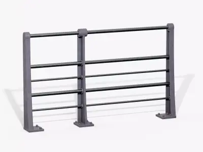 Quayside Post Low-poly 3D model