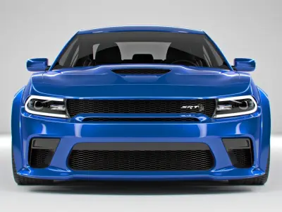 DODGE charger hellcat widebody 2020 3D model