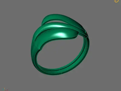 Women Plain Ring Ready STL 3DM Models Womens Rings 3D models 3D print model