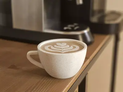 Latte Art 3D print model