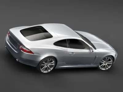 Jaguar xk 2007 3D model
