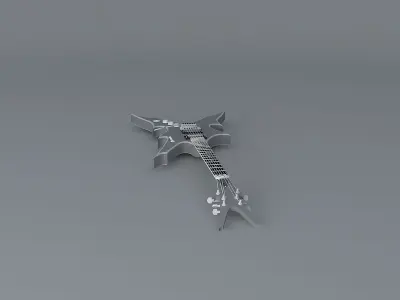 Reaper guitar Free 3D model
