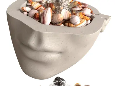 Face Fountain 3D model