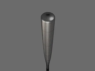 Baseball bat Low-poly 3D model